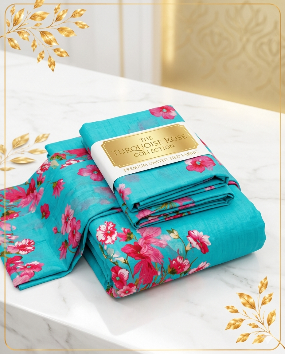 Premium Floral Print Anarkkali with Dupatta