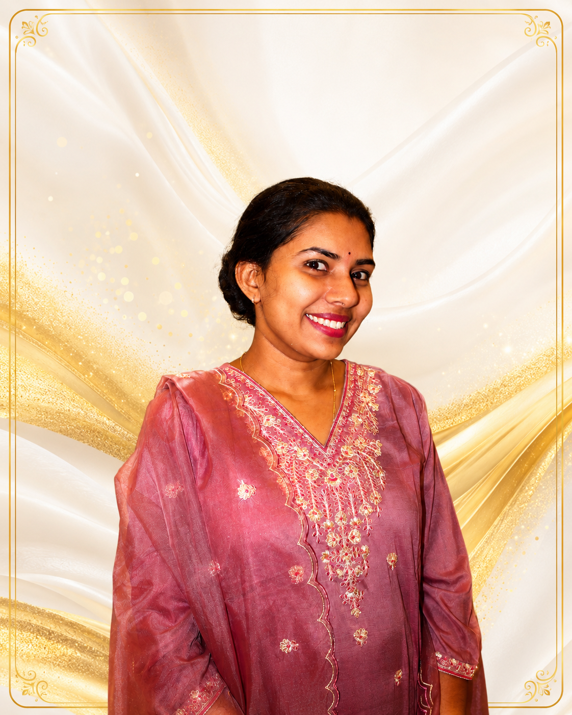 Premium Fabric Embroidery Kurti with Dupatta