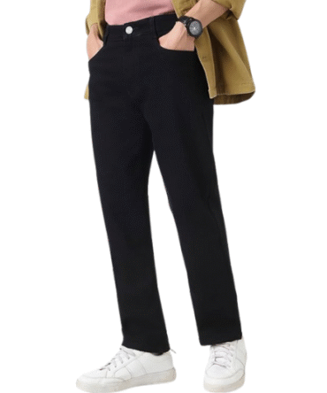 Straight Fit Denim Jeans