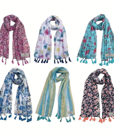 Free Size Chiffon Printed Scarf